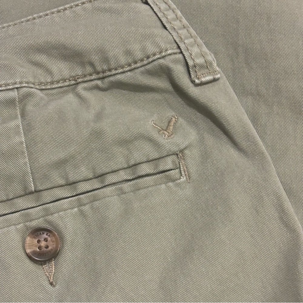 American Eagle Green Kick Boot Stretch Pants Size 10 Tall - Picture 10 of 10